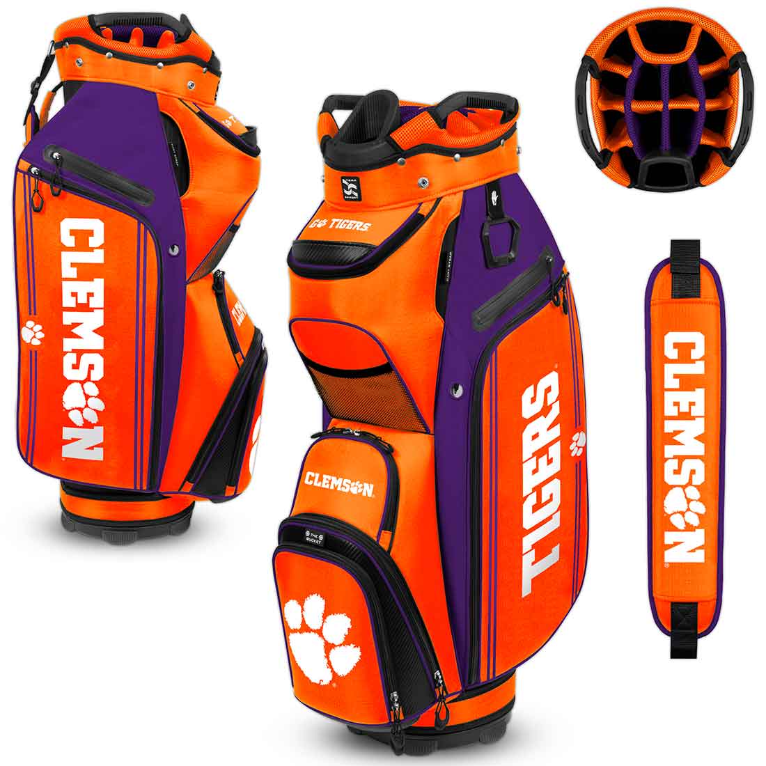 Team Effort NCAA Bucket III Cooler Cart Bag