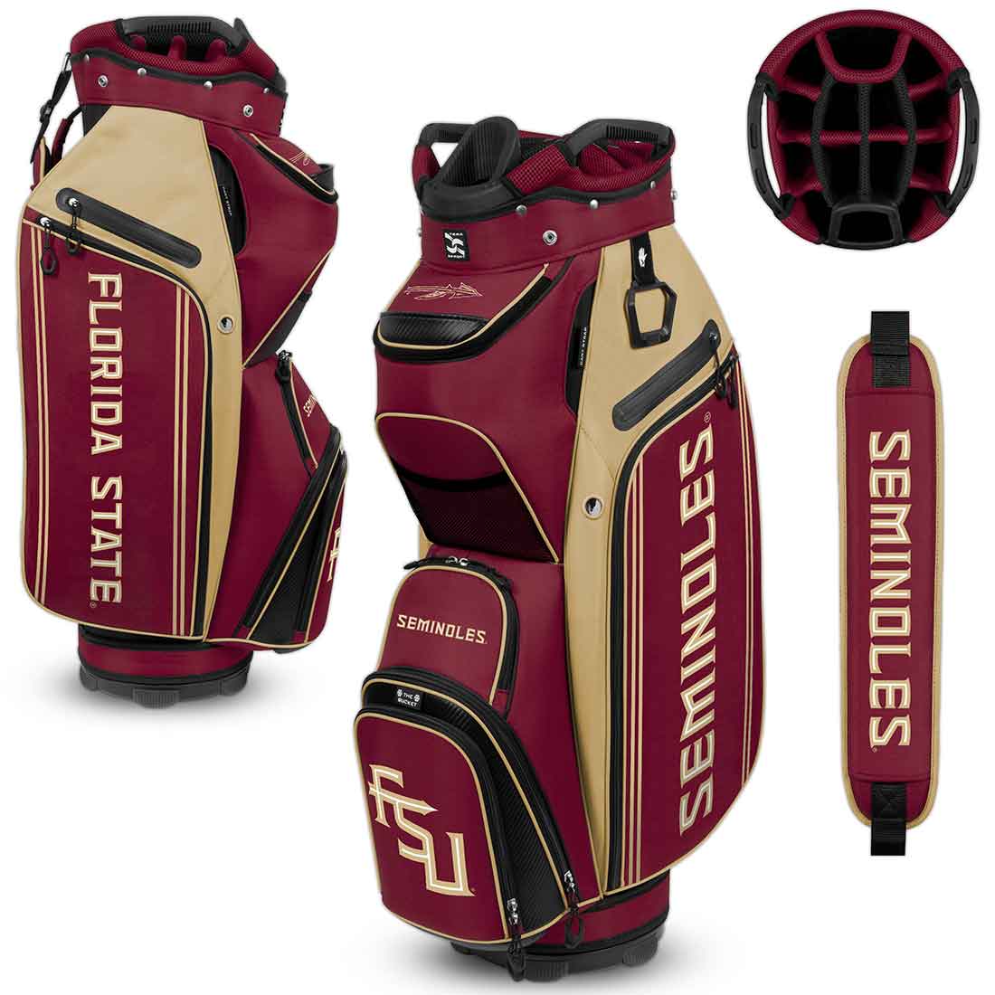 Team Effort NCAA Bucket III Cooler Cart Bag