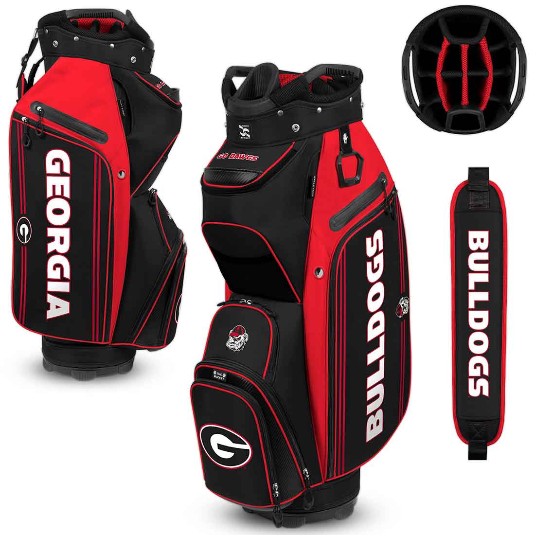 Team Effort NCAA Bucket III Cooler Cart Bag