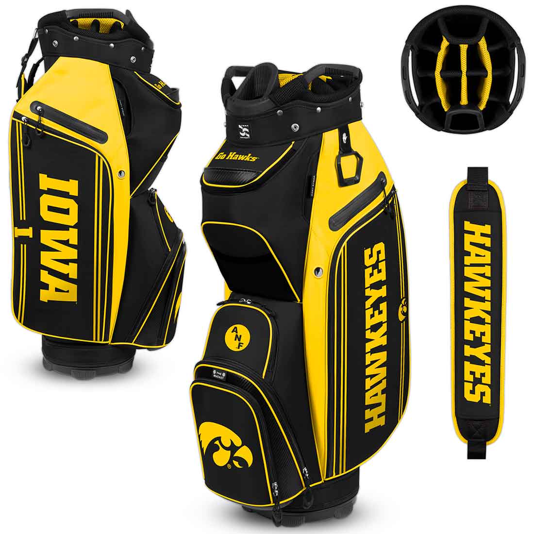 Team Effort NCAA Bucket III Cooler Cart Bag