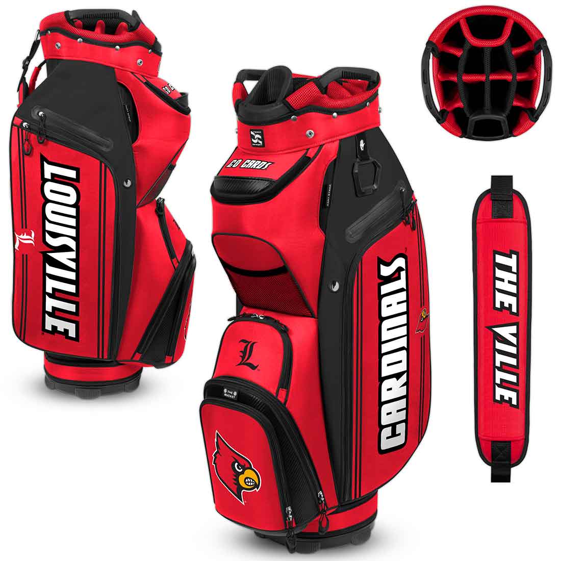 Team Effort NCAA Bucket III Cooler Cart Bag