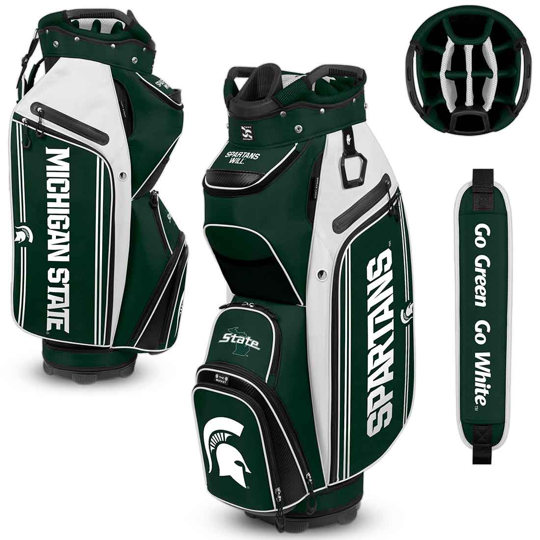 Team Effort NCAA Bucket III Cooler Cart Bag