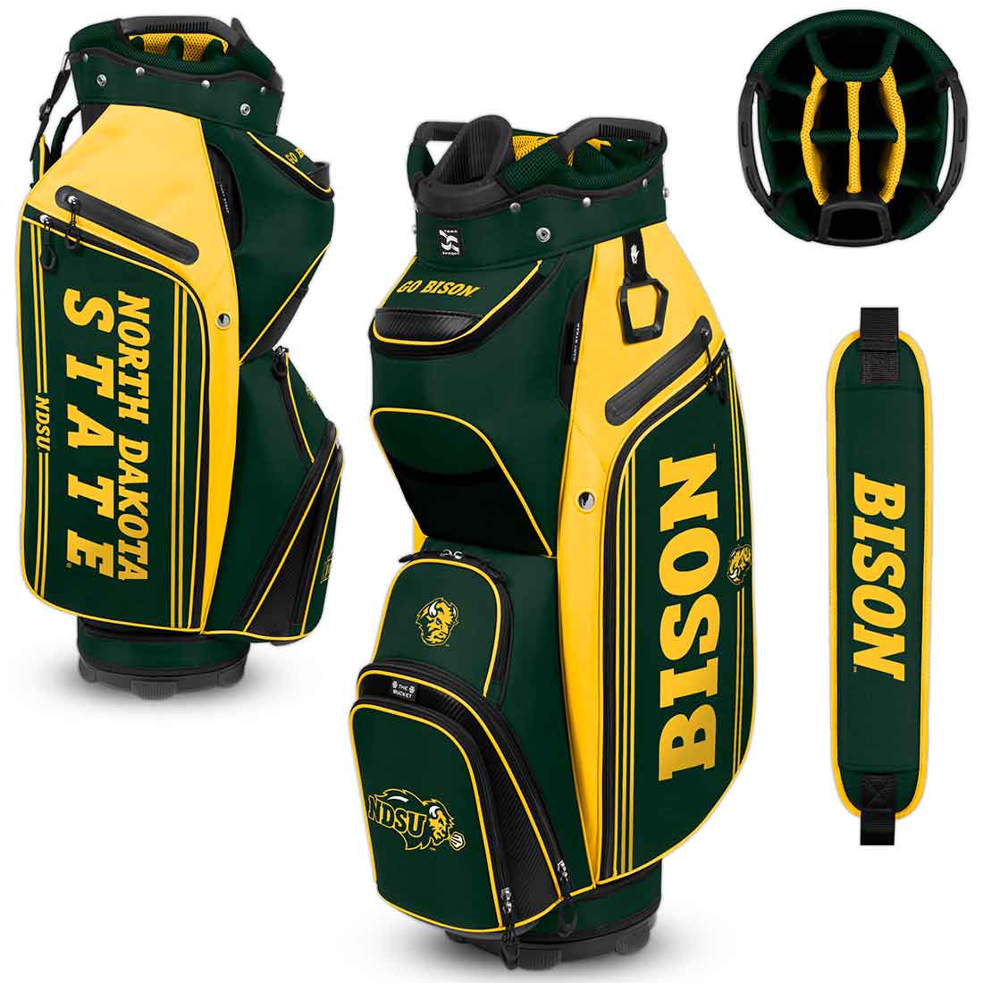 Team Effort NCAA Bucket III Cooler Cart Bag
