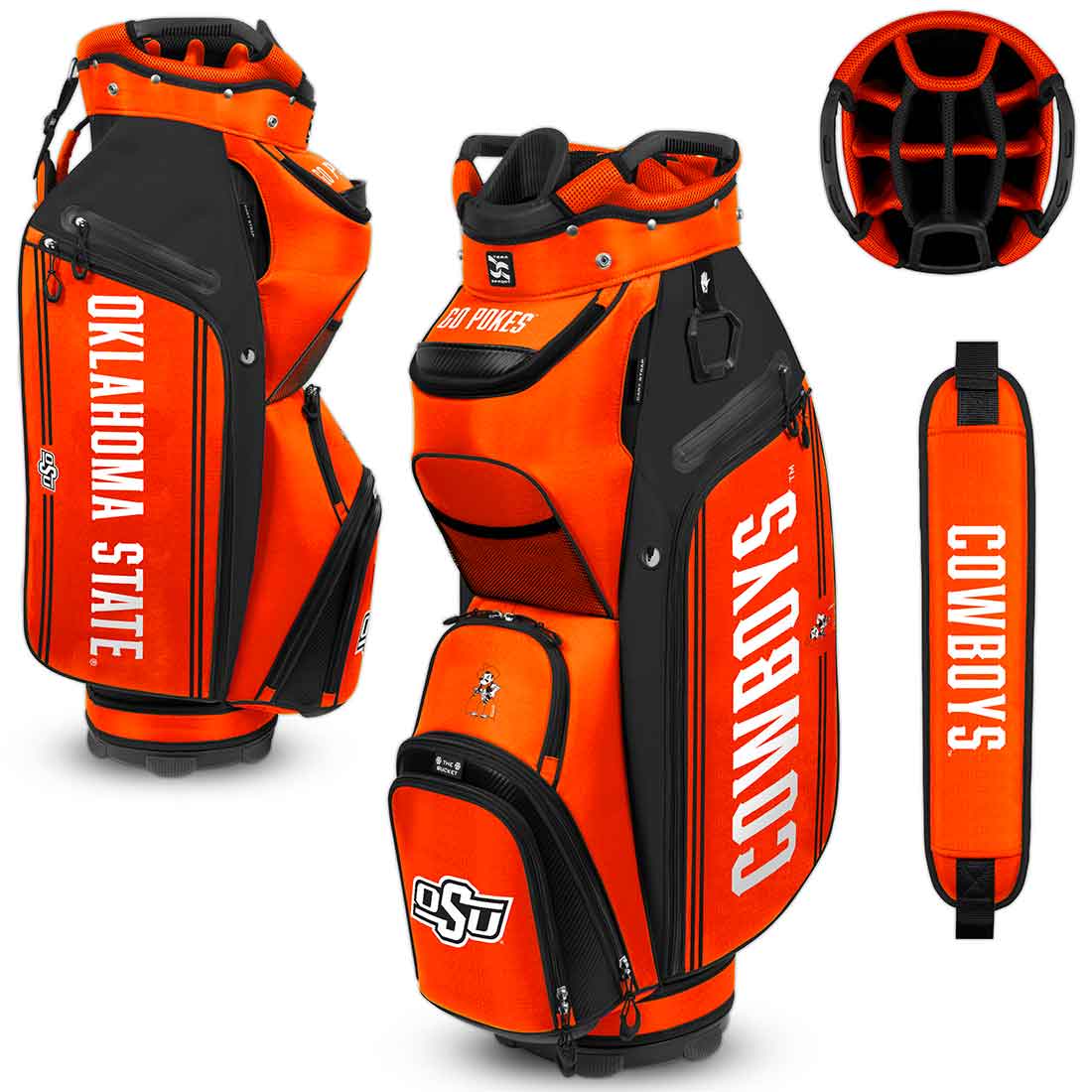 Team Effort NCAA Bucket III Cooler Cart Bag