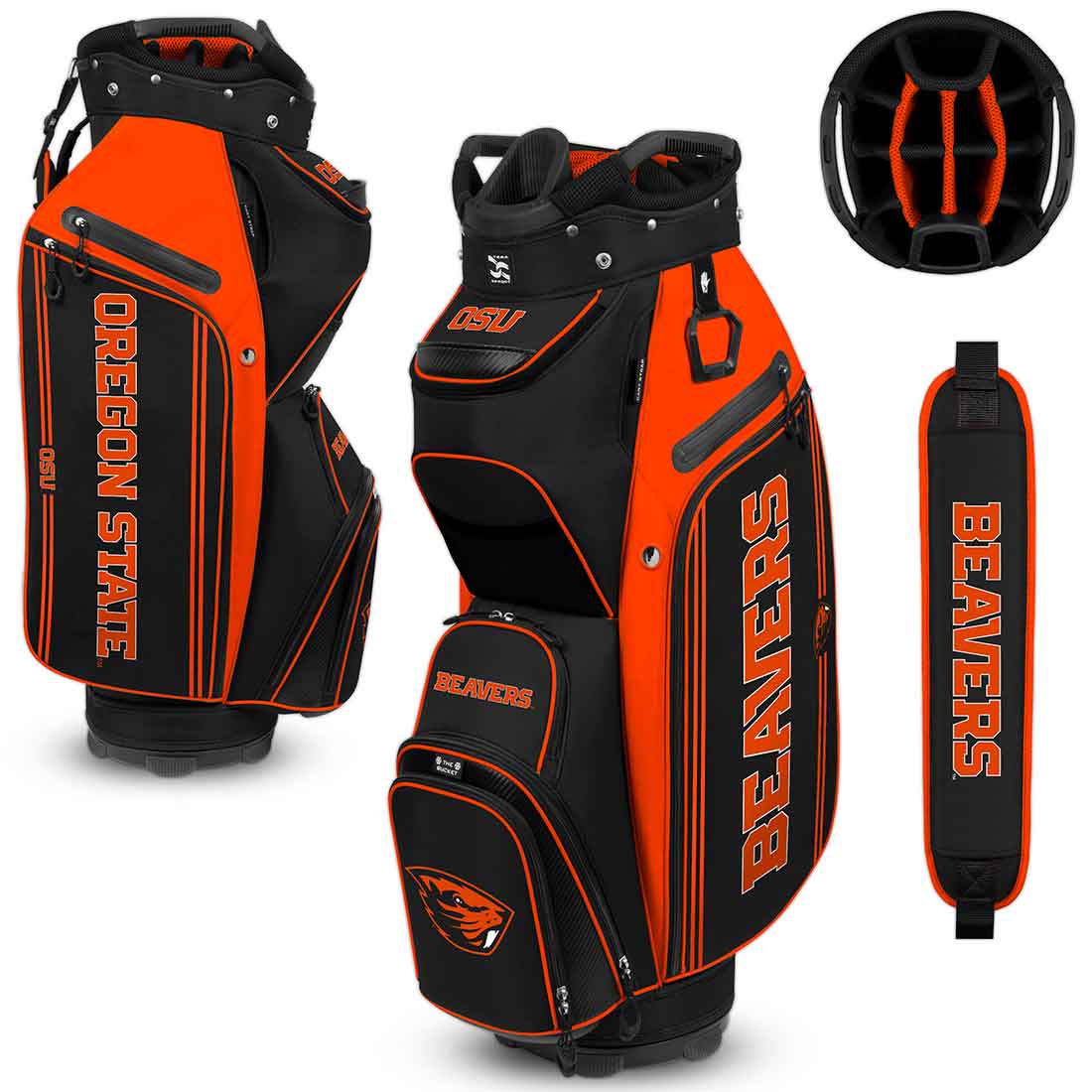 Team Effort NCAA Bucket III Cooler Cart Bag
