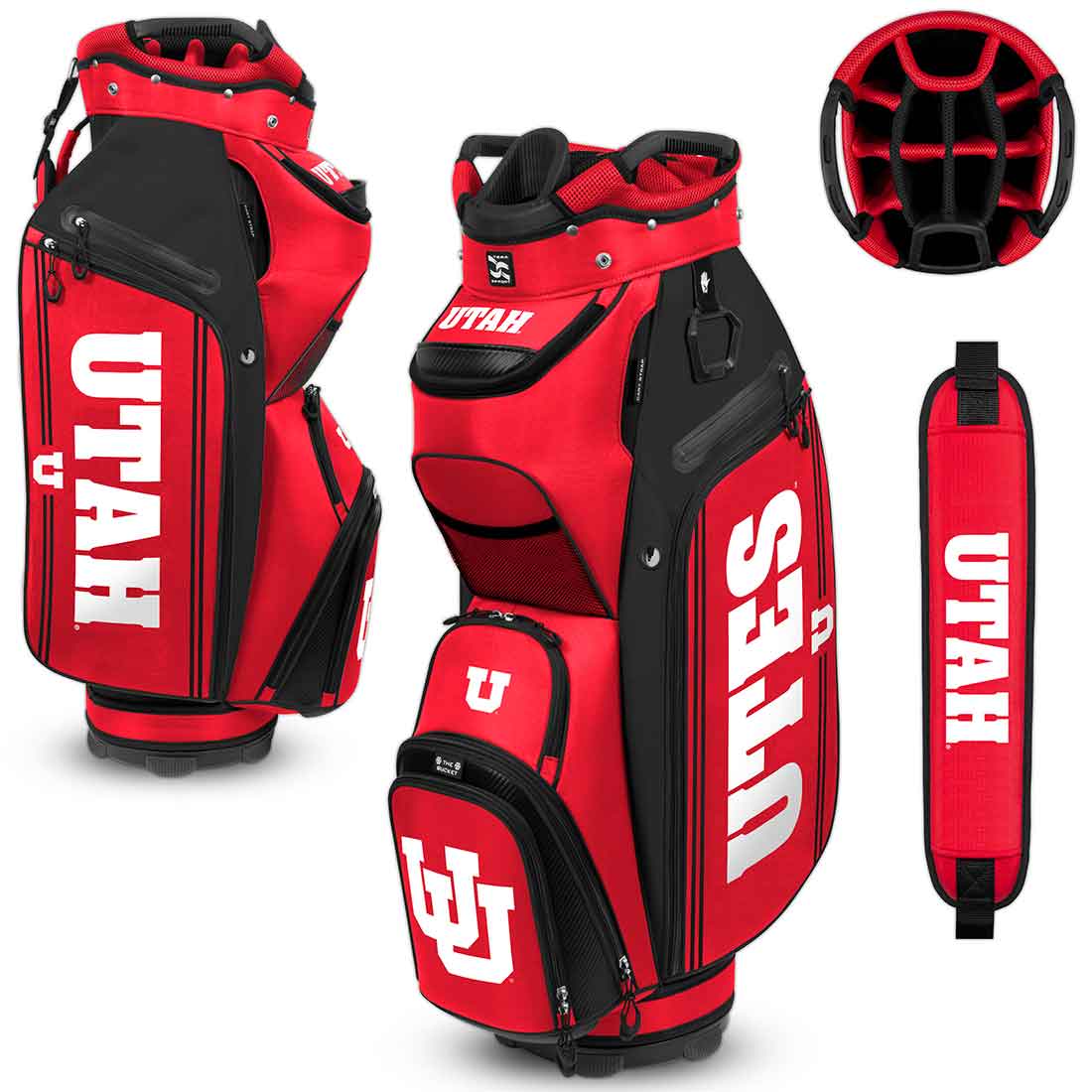 Team Effort NCAA Bucket III Cooler Cart Bag