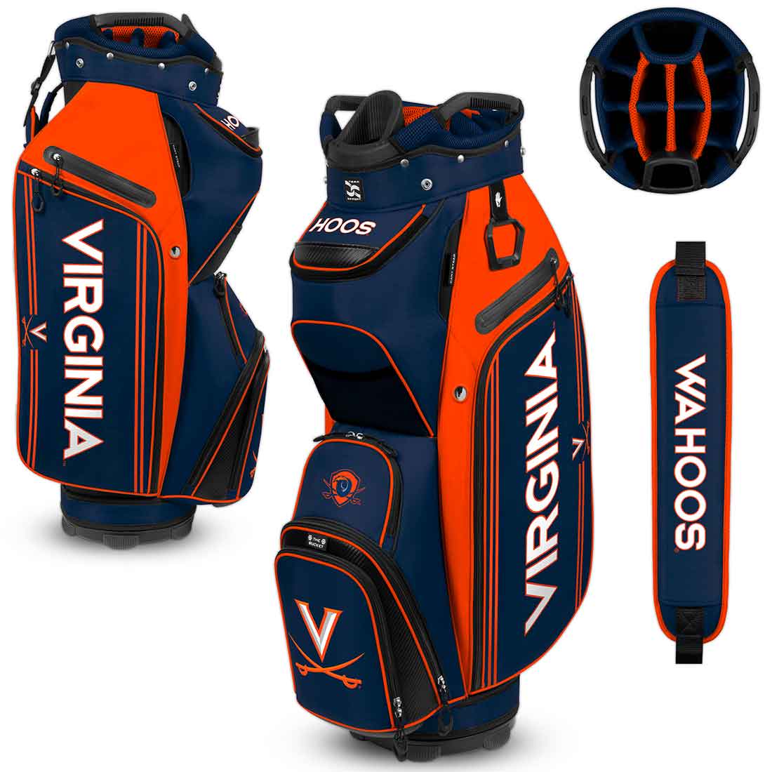 Team Effort NCAA Bucket III Cooler Cart Bag