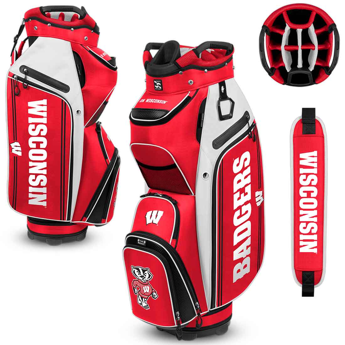 Team Effort NCAA Bucket III Cooler Cart Bag