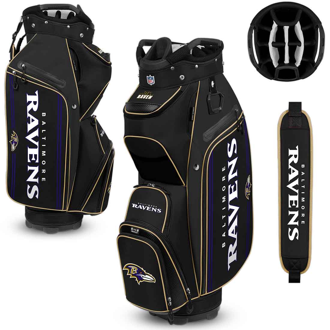Team Effort NFL Bucket III Cooler Cart Bag