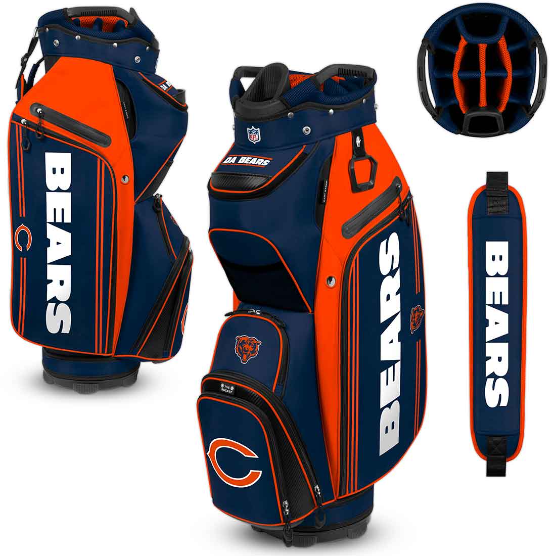 Team Effort NFL Bucket III Cooler Cart Bag