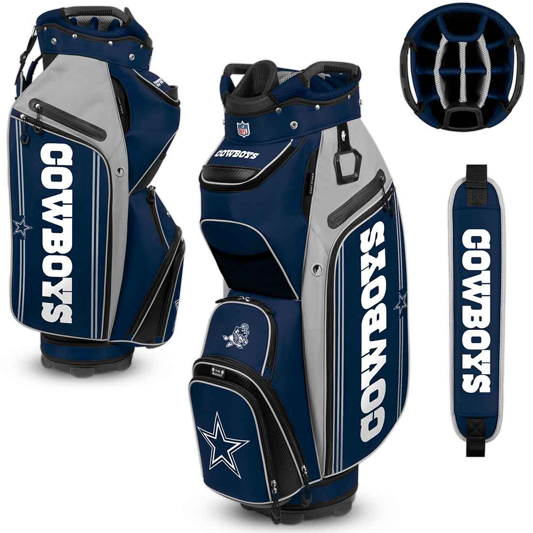 Team Effort NFL Bucket III Cooler Cart Bag