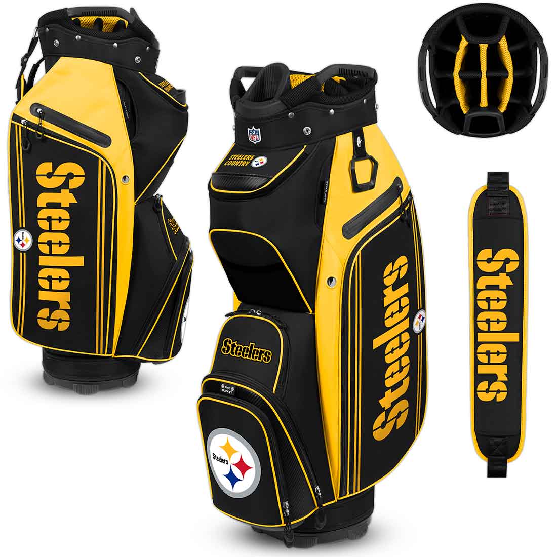 Team Effort NFL Bucket III Cooler Cart Bag