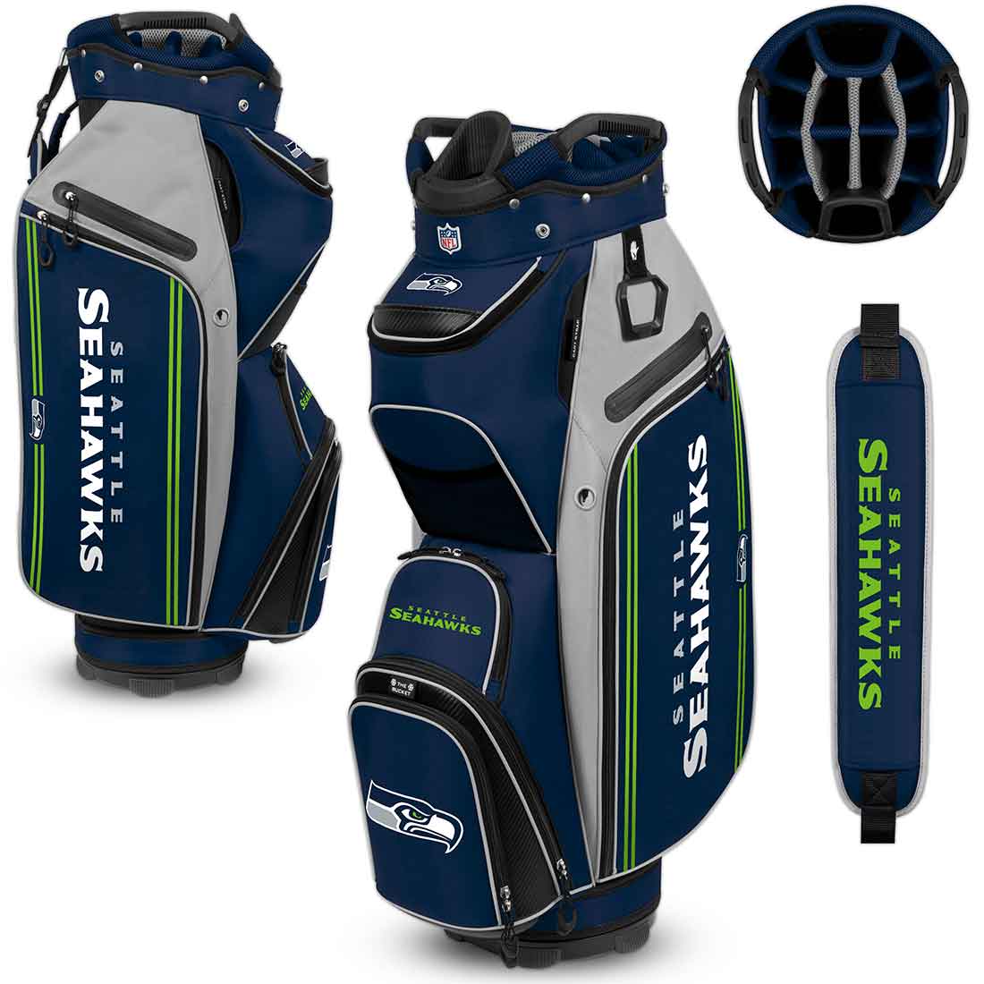 Team Effort NFL Bucket III Cooler Cart Bag