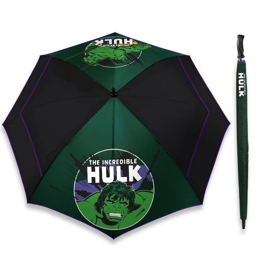 Team Effort Marvel Hulk 62 Inch WindSheer Lite Golf Umbrella