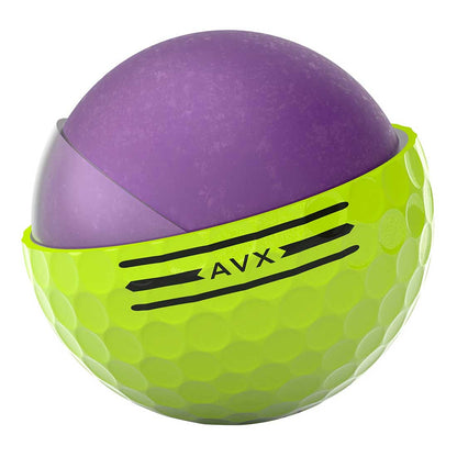 Titleist 2025 AVX Yellow Golf Balls