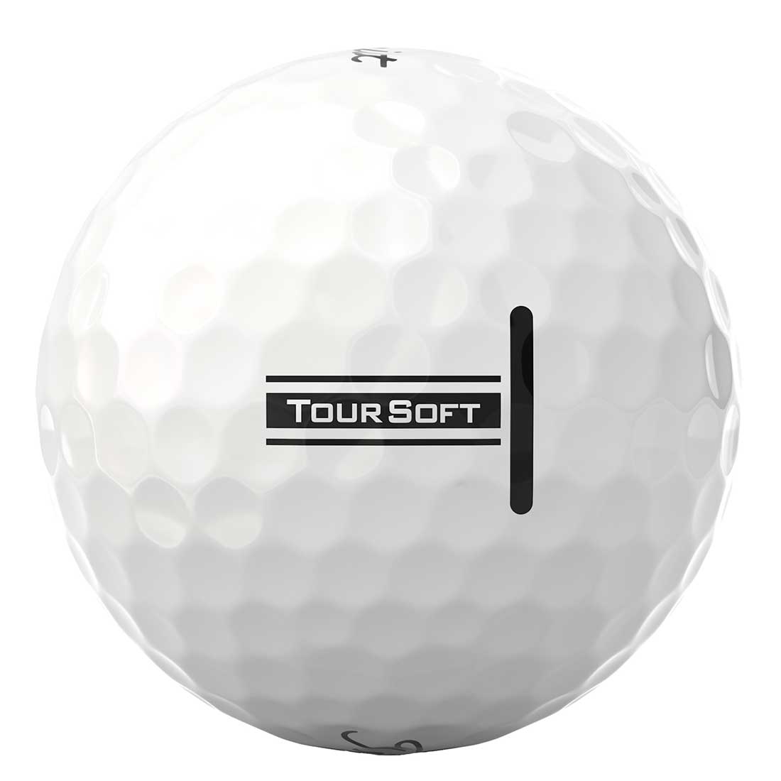 Titleist 2024 Tour Soft Logo Overrun White Golf Balls