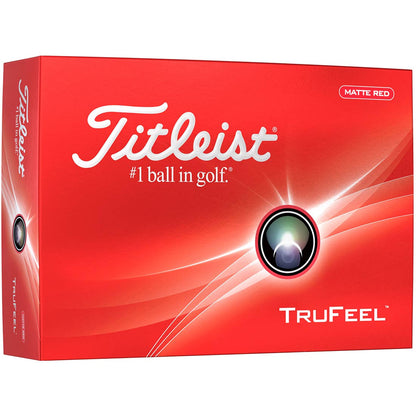 Titleist 2024 TruFeel Red Golf Balls