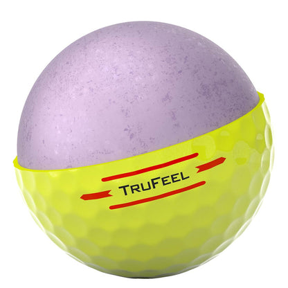 Titleist 2024 TruFeel Yellow Golf Balls