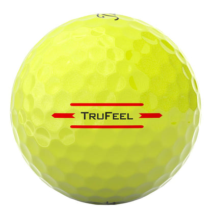 Titleist 2024 TruFeel Yellow Golf Balls