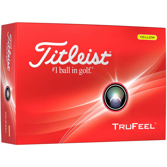Titleist 2024 TruFeel Yellow Golf Balls