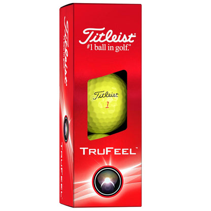Titleist 2024 TruFeel Yellow Golf Balls