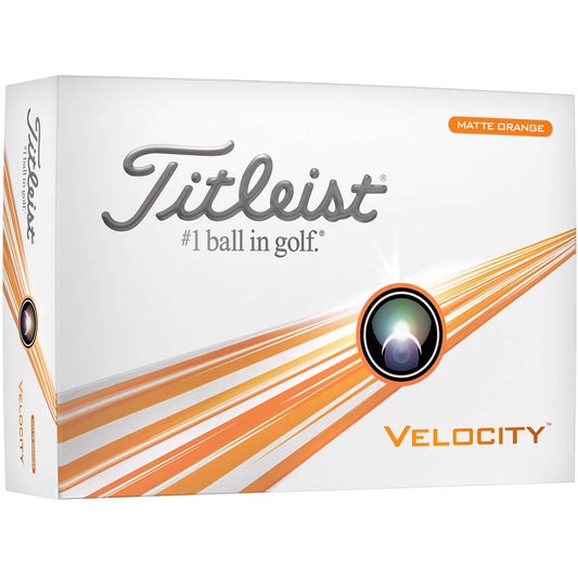 Titleist 2024 Velocity Matte Orange Golf Balls