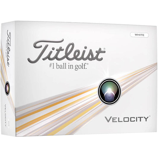 Titleist 2024 Velocity White Golf Balls
