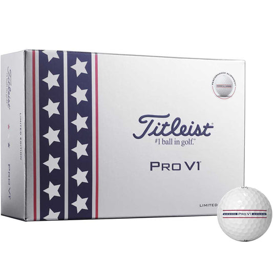 Titleist 2025 Pro V1 USA Limited Edition 6-Pack Golf Balls
