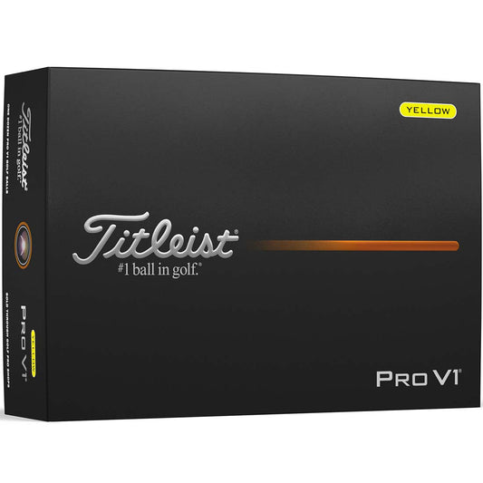 Titleist Pro V1 Yellow Golf Balls