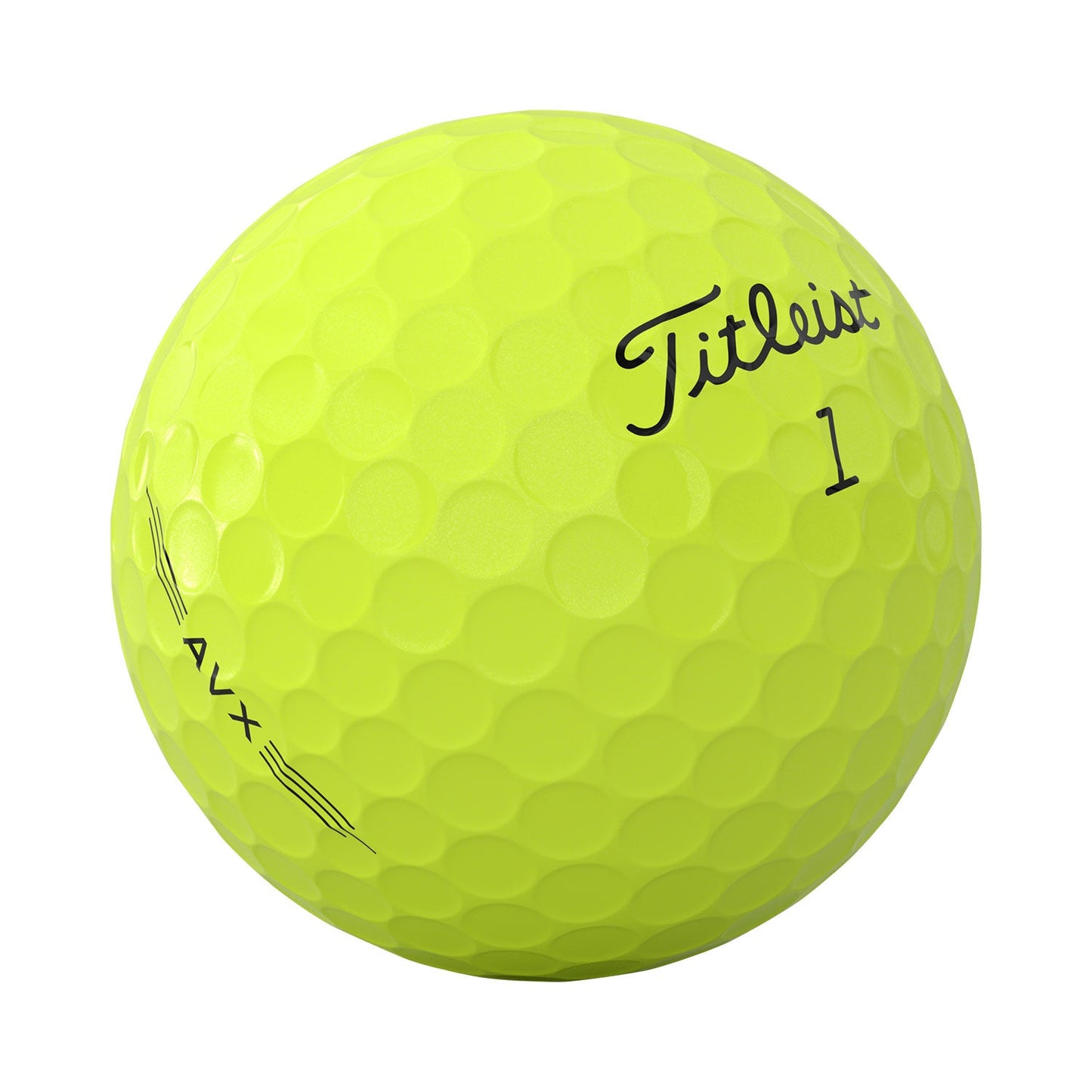 Titleist AVX Yellow Golf Balls