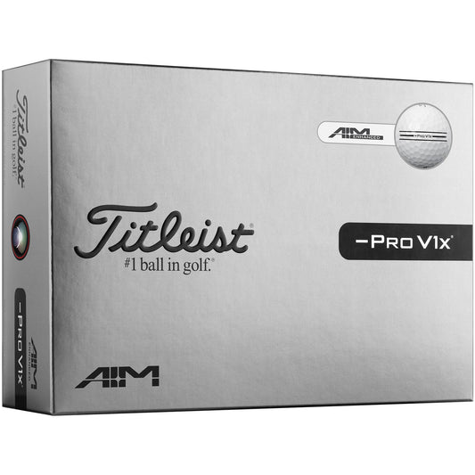 Titleist Pro V1x Left Dash Aim Enhanced Golf Balls