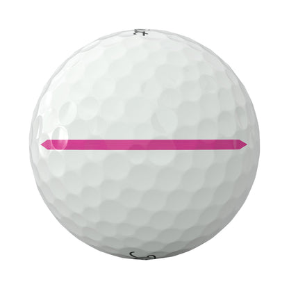 Titleist Pro V1x Left Dash Aim Performance Pink Line Golf Balls
