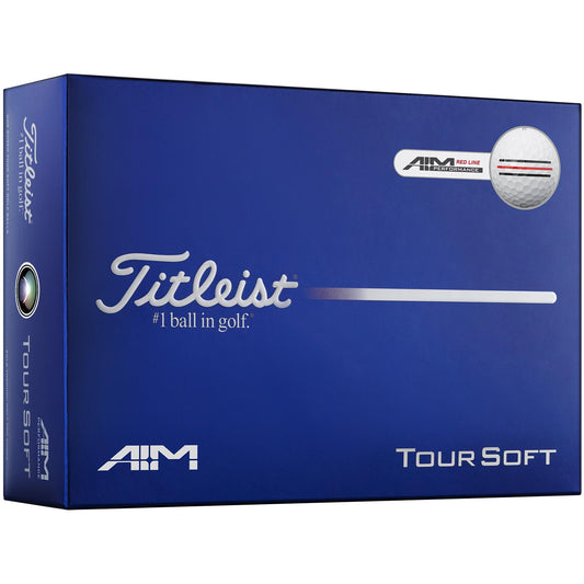 Titleist Tour Soft AIM Performance Red Golf Balls