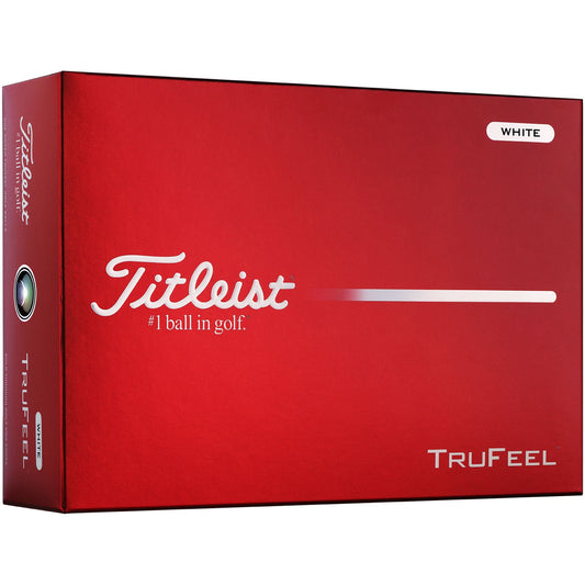 Titleist TruFeel White Personalized Golf Balls