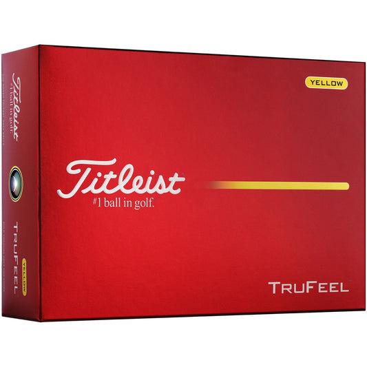 Titleist TruFeel Yellow Golf Balls