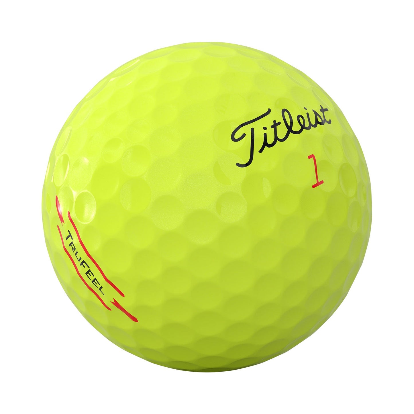 Titleist TruFeel Yellow Personalized Golf Balls