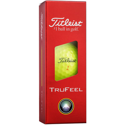Titleist TruFeel Yellow Personalized Golf Balls