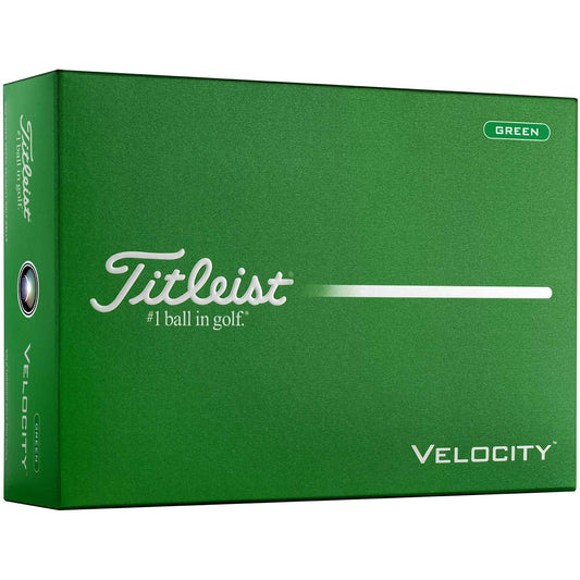 Titleist Velocity Matte Green Personalized Golf Balls