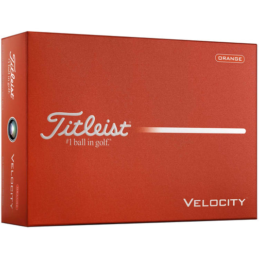 Titleist Velocity Matte Orange Golf Balls