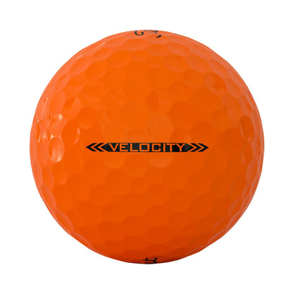 Titleist Velocity Matte Orange Personalized Golf Balls