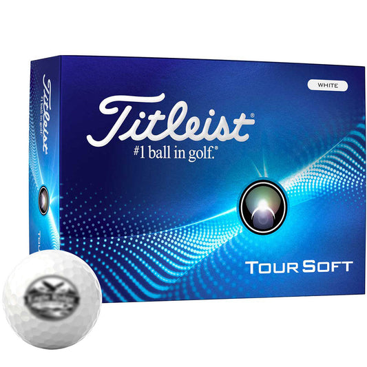 Titleist 2024 Tour Soft Logo Overrun White Golf Balls