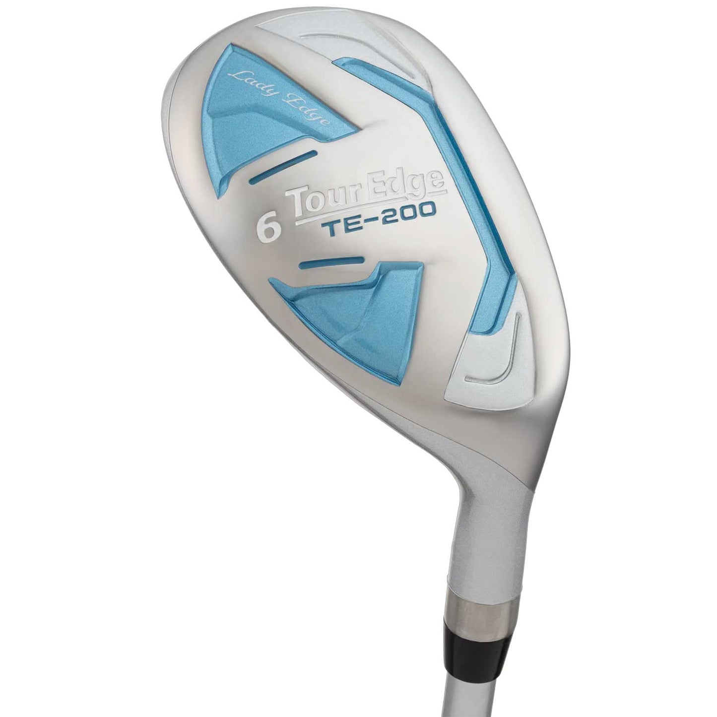 Tour Edge Women's TE-200 Lady Edge Complete Set Silver/Blue