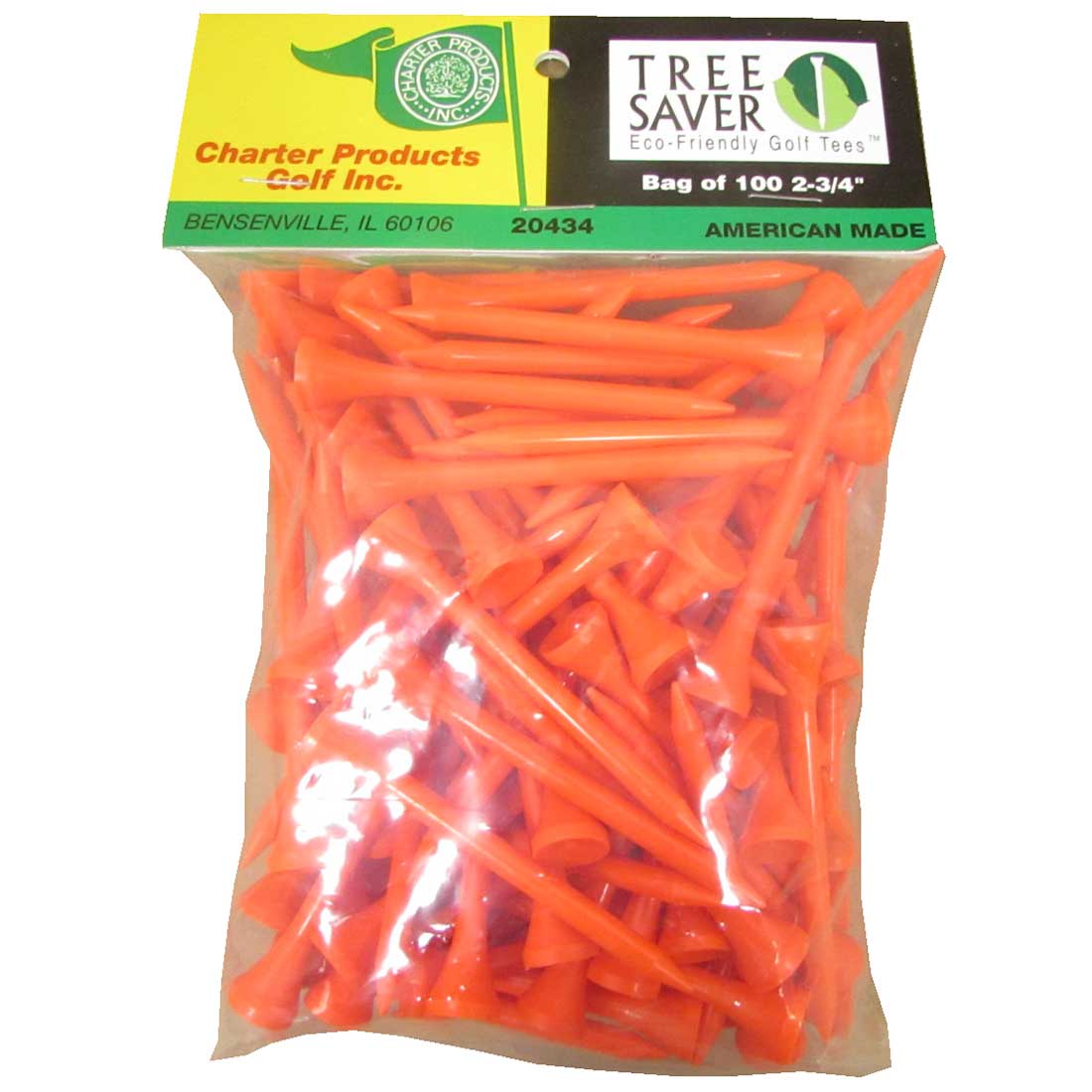 Charter Tree Saver Eco-Friendly 2 3/4 Inch Golf Tees