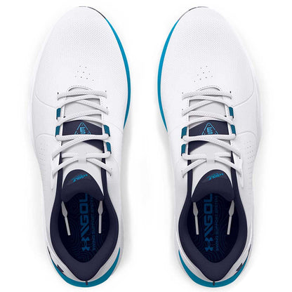 Under Armour Drive Pro Golf Shoes White/Blue