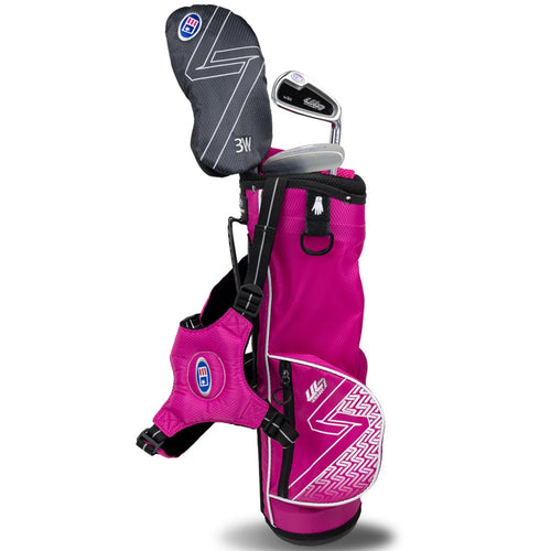 US Kids Golf Juniors UL7-39 3-Piece Complete Set Pink/White