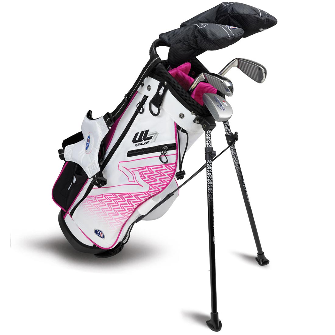 US Kids Golf Juniors UL7-48 5-Piece Complete Set Black/Teal