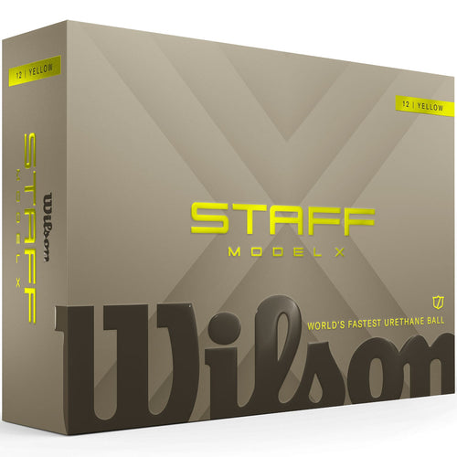 Wilson Staff Model X Yellow Personalized Golf Balls