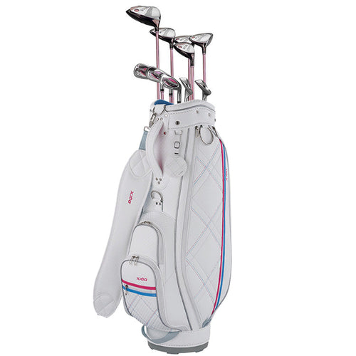 XXIO Women's 13 10-Piece Complete Set White/Bordeaux