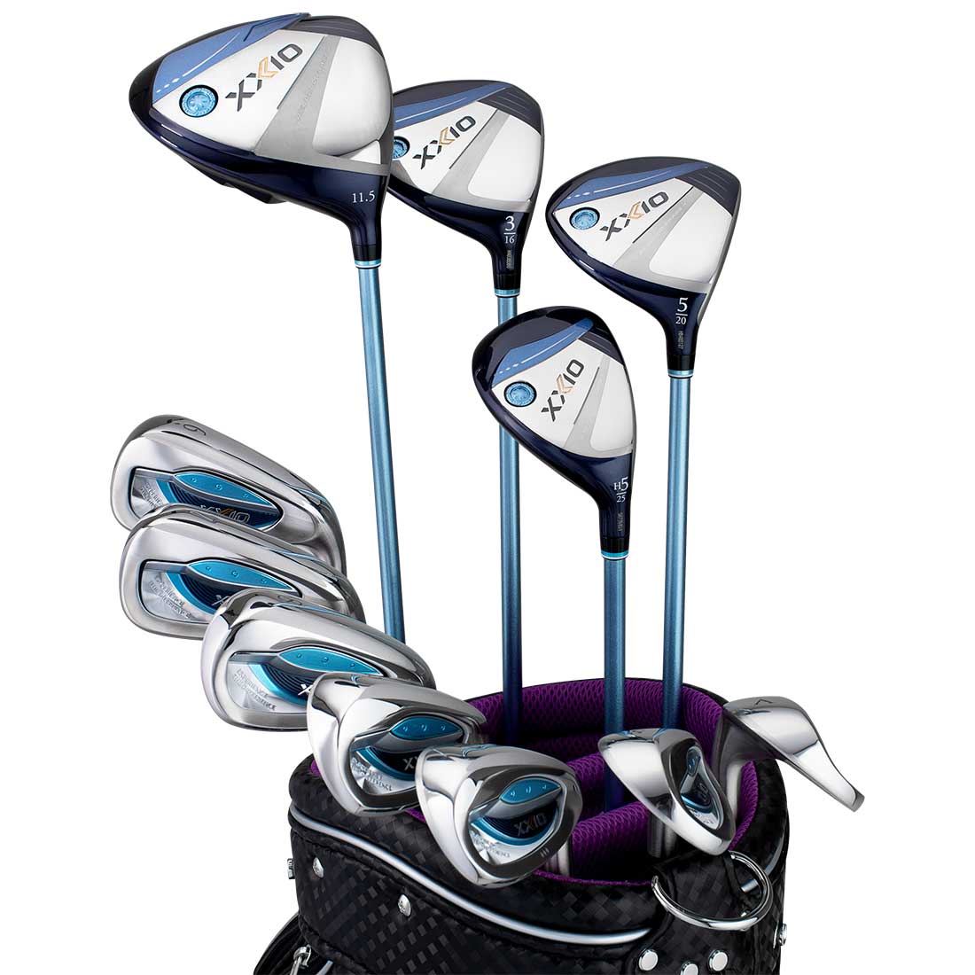 XXIO Women's 13 11-Piece Complete Set Black