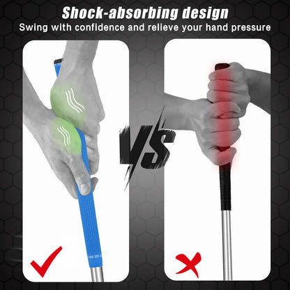 Yamato Single-Color Blue Golf Grips 8-Pack – Soft, Non-Slip Grip